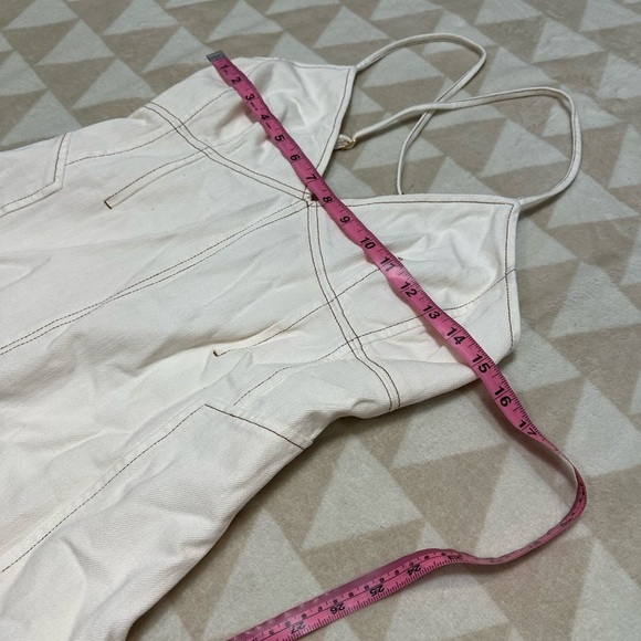 Tanya Taylor ivory denim Hendrix dress - Picture 6 of 6